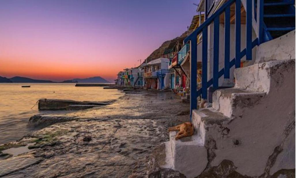 Sea, Sunset & Garden View Parasporos Houses, Milos Adamantas Exterior photo